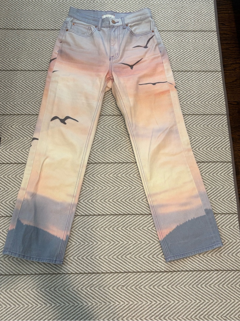 Urban Outfitters Cowboy Sunset  Ombre High-Waisted Jeans - 27